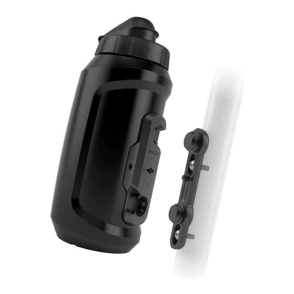 Fidlock Twist Bottle 750 Compact + Bike Base - Drikkeflaske med magnetisk holder - Svart