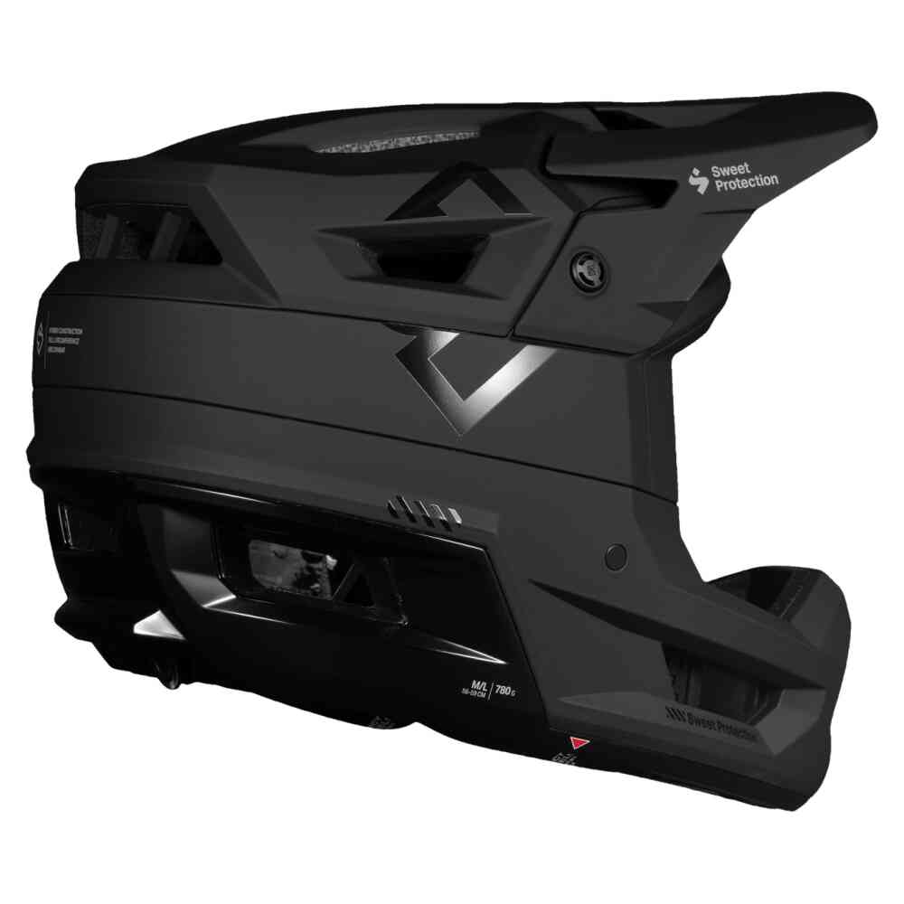 Sweet Protection Strayer 2Vi Mips Fullhjelm - Matte Black - Bilde 3