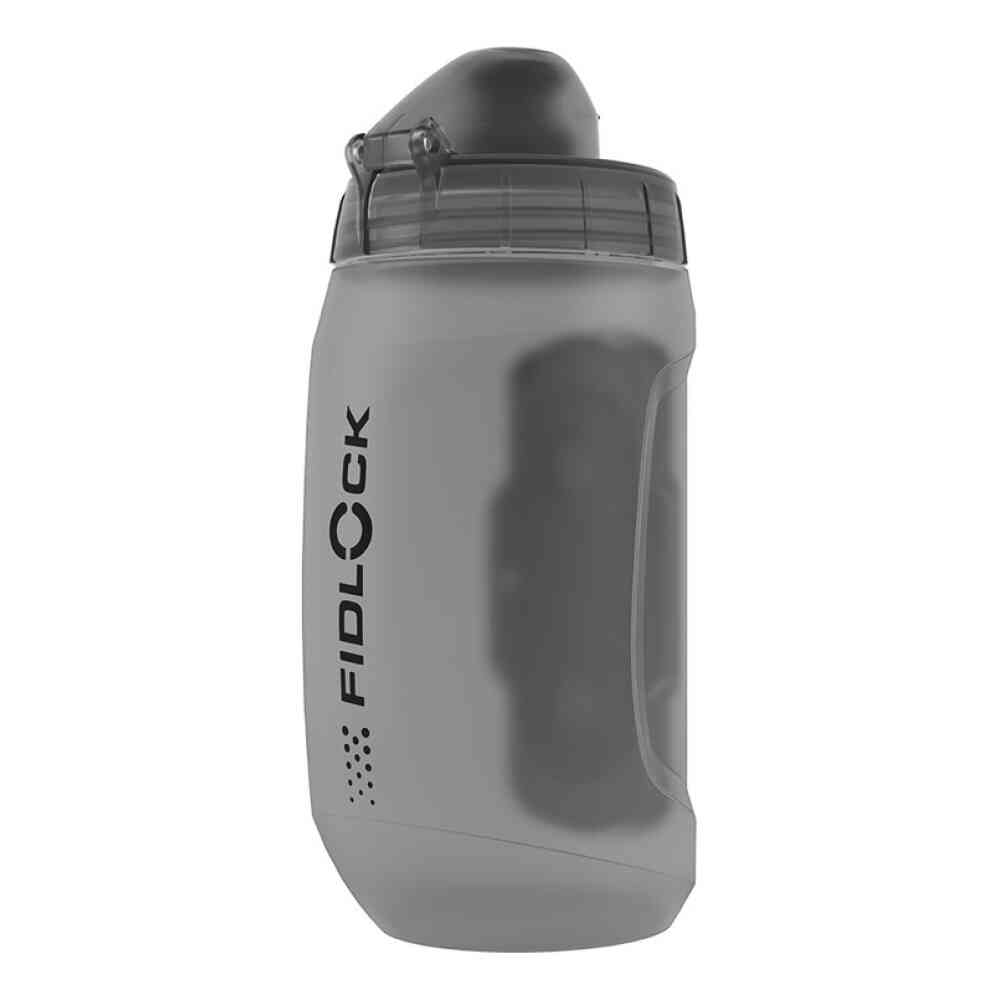 Fidlock Twist Bottle 450 + Bike Base - Drikkeflaske med magnetisk holder - Transparent grå - Bilde 3
